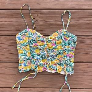 Tropical Runched Top